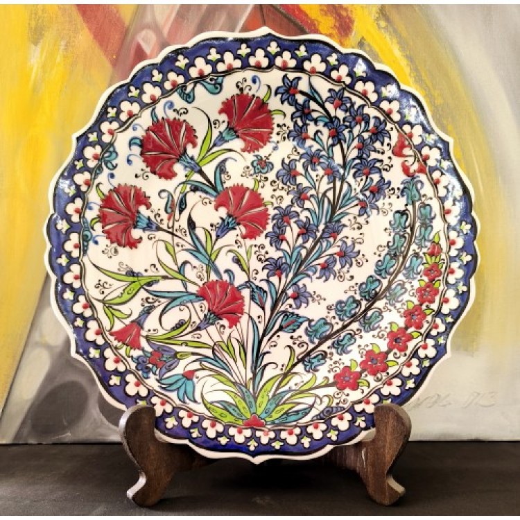 Kütahya El Yapımı Çini Tabak